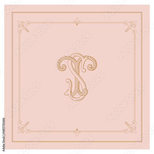 ST,TS, logo ST, Letter ST,  Monogram ST,Wedding Monogram, Wedding Logo, Logo Design , Monogram Vintage