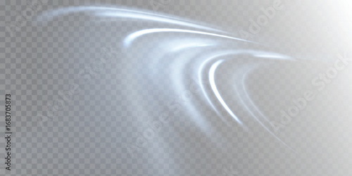 Stream of fresh wind png. Imitation of the exit of cold air from the air conditioner.