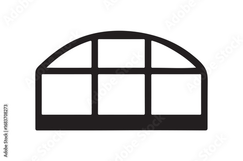 Greenhouse frame silhouette. (1)
