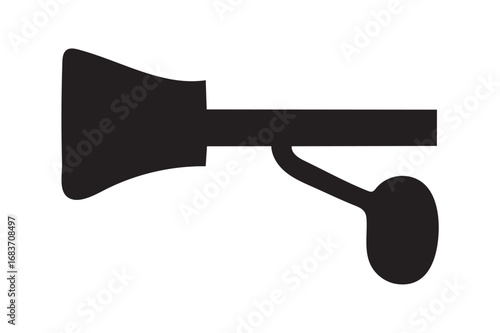 Windrow turner silhouette.