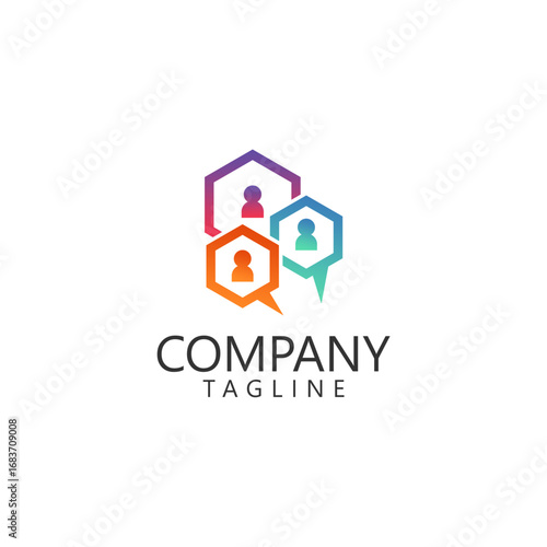forum community logo design