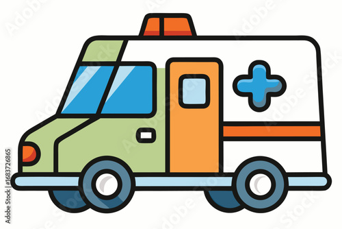 Wallpaper Mural ambulance vector icon Torontodigital.ca