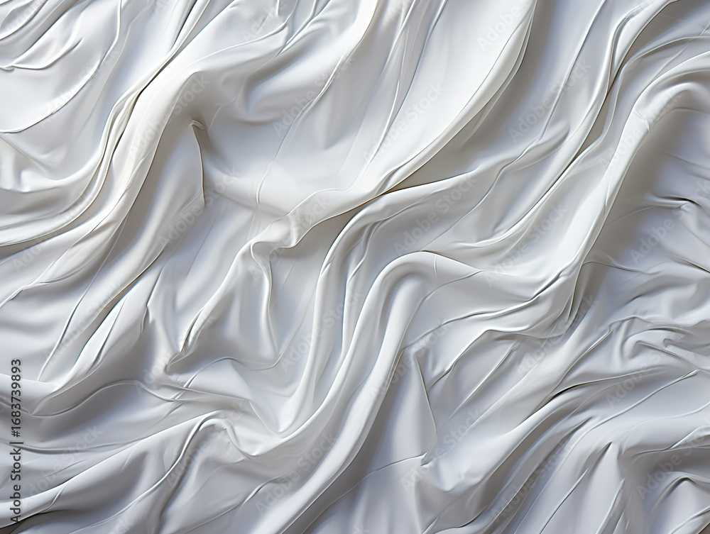Obraz premium White abstract paper texture with crumpled design for text or graphics