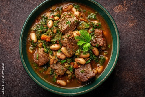 Wallpaper Mural Ghormeh Sabzi, a Flavorful Persian Herb Stew With Lamb and Beans Served Torontodigital.ca