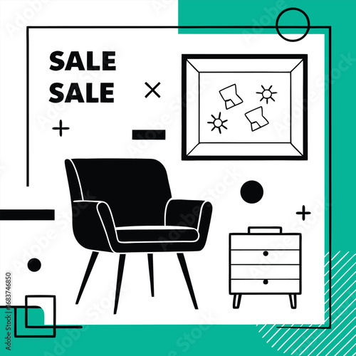 Furnished modern furniture post design
