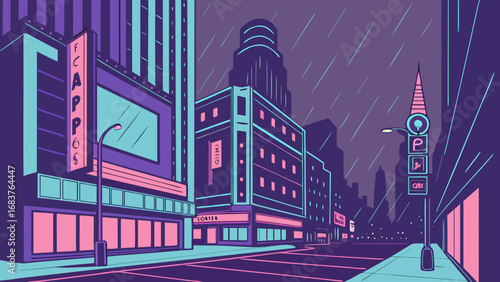 night city street