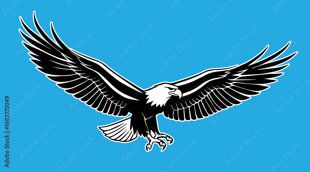 Obraz premium eagle in flight