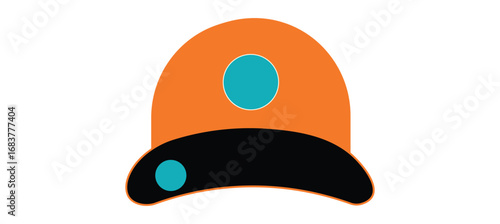 cap icon vector illustration head