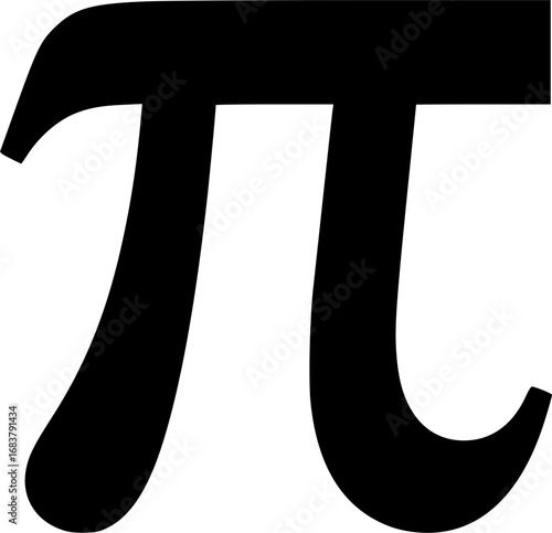 Pi Number Sign Emoji Icon Illustration vector
