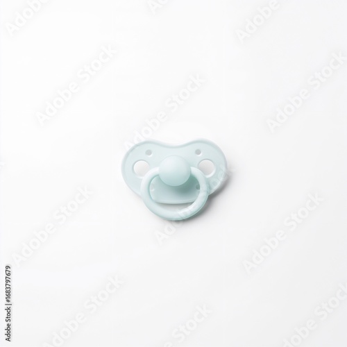Isolated baby pacifier on white background