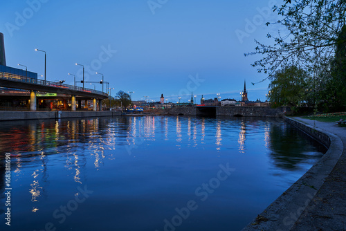 Photography bridge over the river