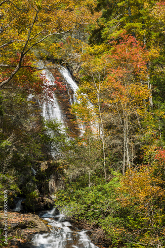 Anna Ruby Falls in Autumn