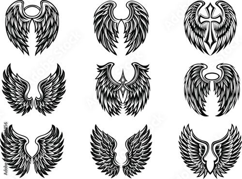 Guardian Angel Wings SVG
