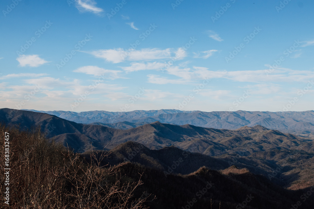 Obraz premium mountain landscape with blue sky