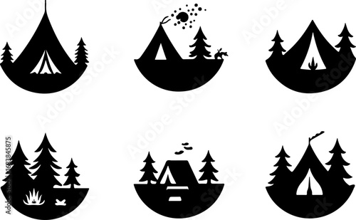 Deer Hunter Hybrid Wilderness Silhouette Set"