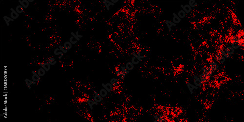 Watercolor red grunge abstract background painting stylist charming modern. Gloomy black and red colors background for design. Hand painted vector illustration with watercolor design. 
