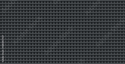 Industrial panoramic dark background, many intersecting lines - Vector illustration