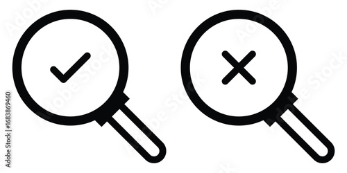 Vector icon sets. Search object, Lens icon set. Graphical vector illustration of zoom icon. math icon isolated zoom lens icon set. Vector magnifying glass icon set on white background. 