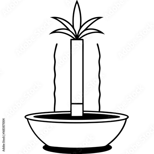 Indoor Bamboo Fountain