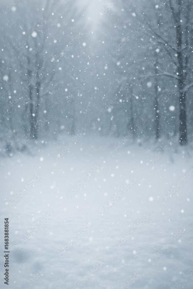 Fototapeta premium AI Generated Snow