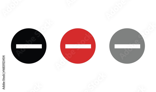 Don't disturb icons vector