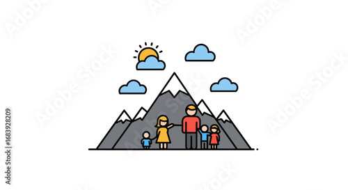 Cherished Family Moments: Icon for Outdoor Adventure, Togetherness & Future Planning
