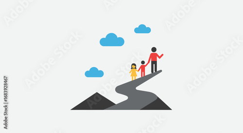 Empowering Future Generations: A Family's Guided Ascent Towards Aspiration and Achievement