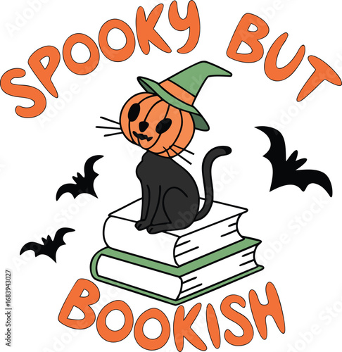 Bookish Fall Hand-drawn SVG PNG