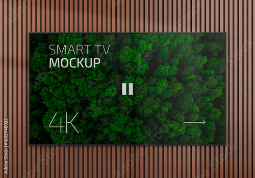 Smart TV Screen Mockup