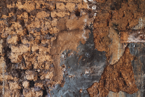 Wallpaper Mural Textures of Weathered Wall and Rustic Elements Torontodigital.ca