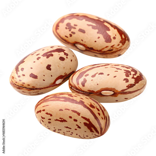 Goemon Mame Japanese Pinto Beans – Isolated on Transparent Background – PNG – GENERATIVE AI