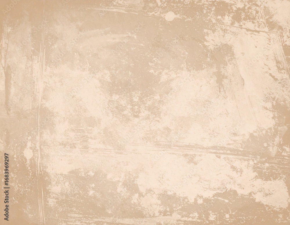 Fototapeta premium Distressed Beige Textured Background with Abstract Vintage Surface and Neutral Color