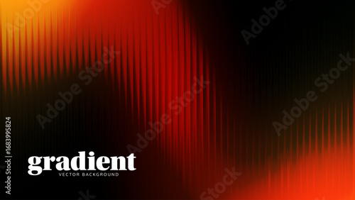 Ripple gradient background design. Modern distortion ripple glass texture effect. Abstract fractal effect ribbed glass texture with vibrant gradients smooth fluted horizontal vector bg