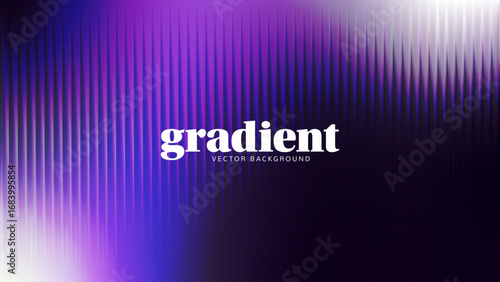 Ripple gradient background design. Modern distortion ripple glass texture effect. Abstract fractal effect ribbed glass texture with vibrant gradients smooth fluted horizontal vector bg