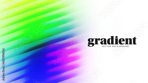 Ripple gradient background design. Modern distortion ripple glass texture effect. Abstract fractal effect ribbed glass texture with vibrant gradients smooth fluted vector bg