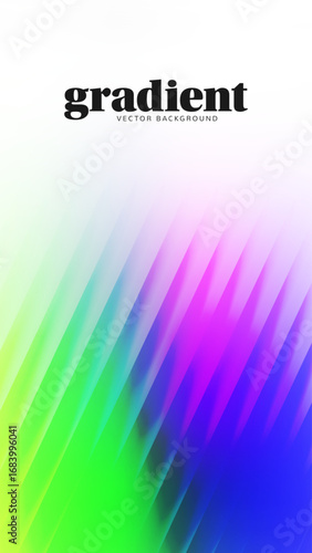 Ripple gradient background design. Modern distortion ripple glass texture effect. Abstract fractal effect ribbed glass texture with vibrant gradients smooth fluted vector bg