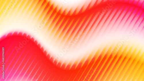 Ripple gradient background design. Modern distortion ripple glass texture effect. Abstract fractal effect ribbed glass texture with vibrant gradients smooth fluted vector bg