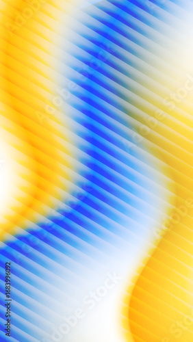 Ripple gradient background design. Modern distortion ripple glass texture effect. Abstract fractal effect ribbed glass texture with vibrant gradients smooth fluted vector bg
