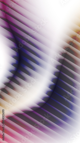 Ripple gradient background design. Modern distortion ripple glass texture effect. Abstract fractal effect ribbed glass texture with vibrant gradients smooth fluted vector bg
