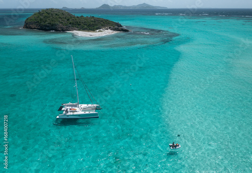 Croisière dans les Grenadines avec un catamaran 