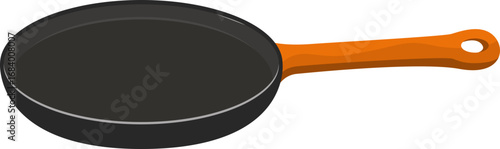 Illustration of a Frying Pan Cookware