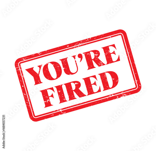 fired icon. vector line illustration