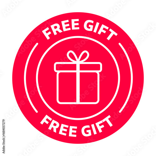 FREE Special Gift. vector illustration