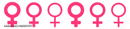 female icon. woman icon. vector line illustration