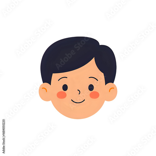 illustration of a boy's face 