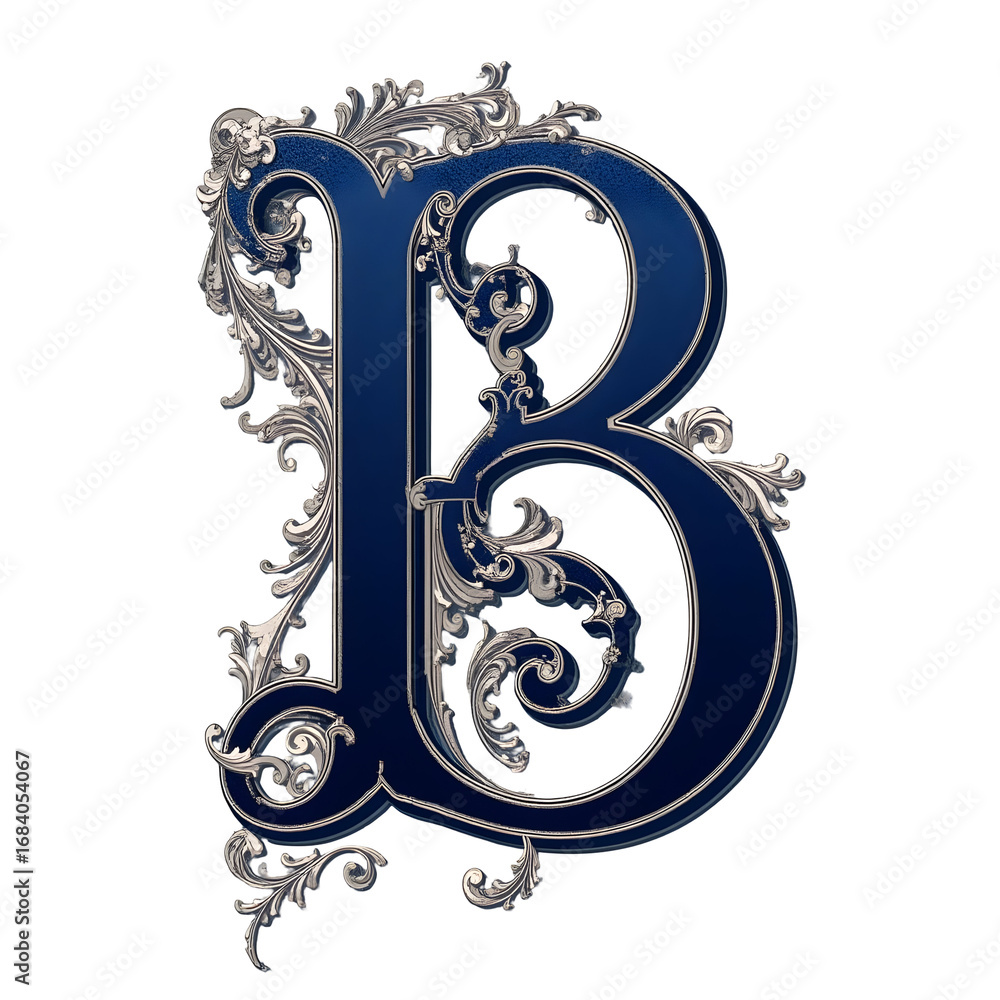 Fototapeta premium Letter B isolated