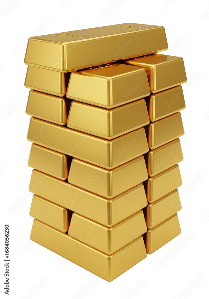 custom made wallpaper toronto digitalStacked gold bars representing wealth and financial stability for Farmers day celebration