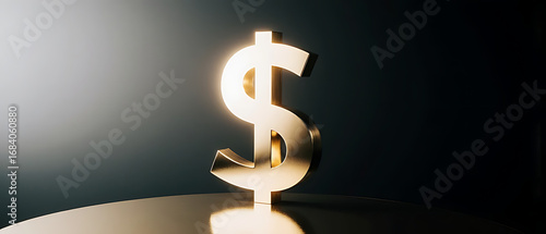 burning candle with dollar sign