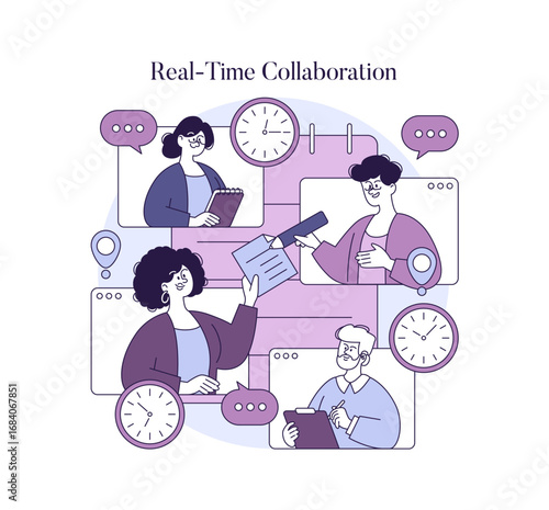 Real-Time Team Collaboration in Vector Illustration