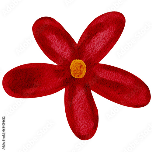 red flower